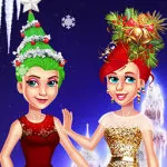 Christmas Tree Inspired Hairstyles Dress Up Games For Girls