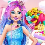 Ellie and Eliza in Candyland