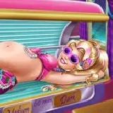 Pregnant Princess Tanning Solarium