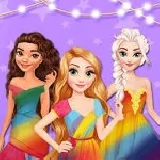 Princesses Outfit Coloring