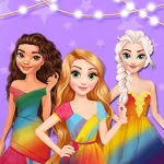 Princesses Outfit Coloring | Dress Up Games For Girls